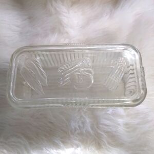 Vintage Federal Refrigerator Dish, 1940s.  Approx 8"×4"×3"